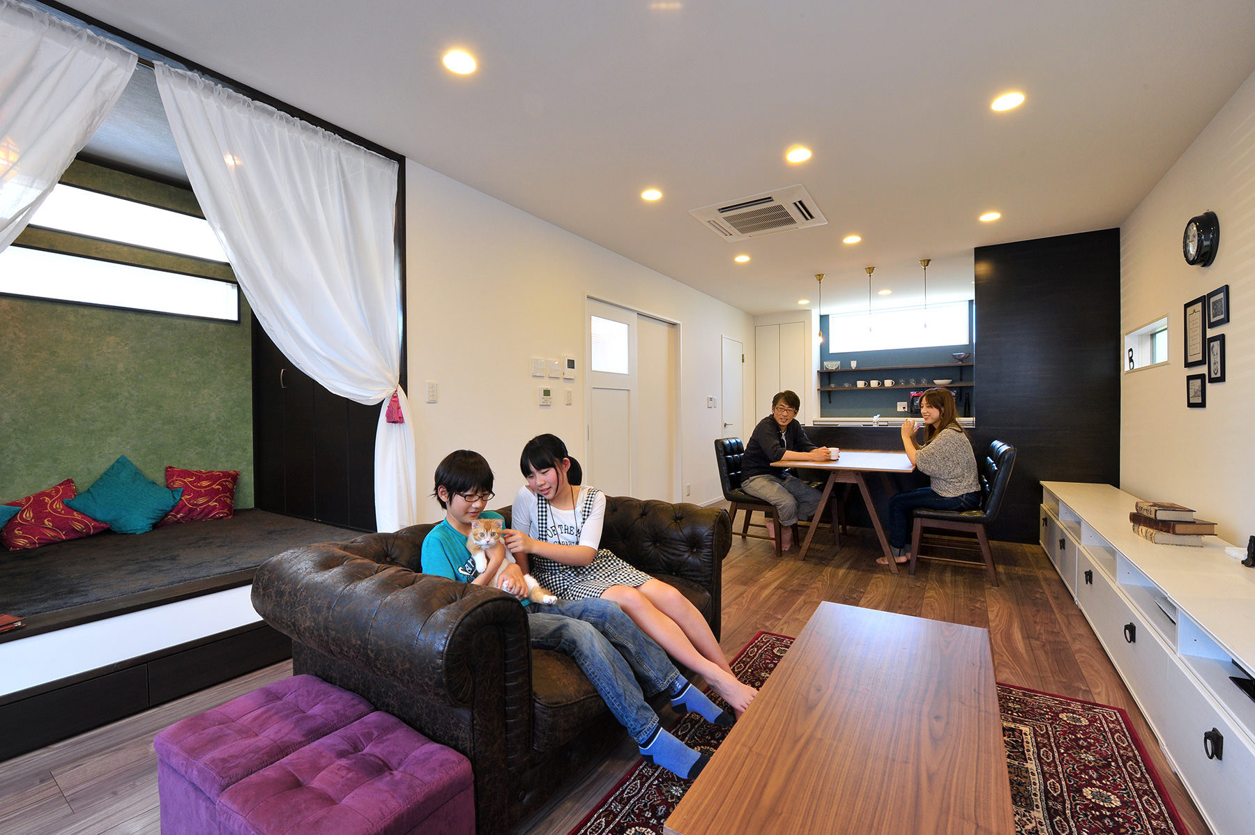 画像：Mさん 4人家族