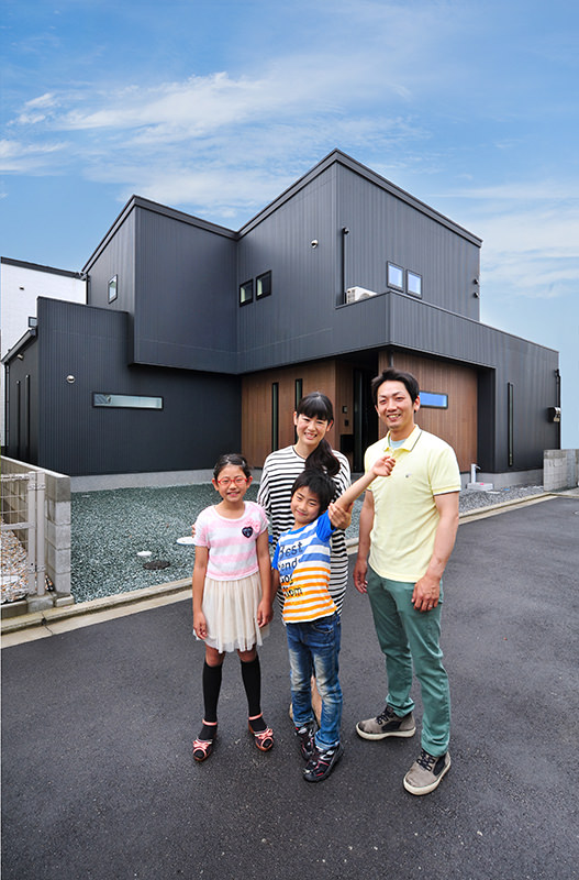 画像：Kさん 4人家族