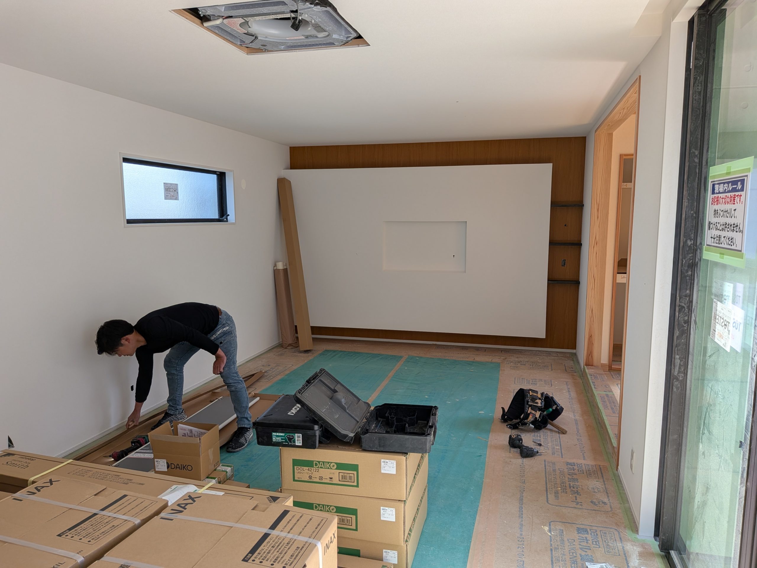 画像：ｸﾛｽ工事完了♡♠　by谷本（03.13）