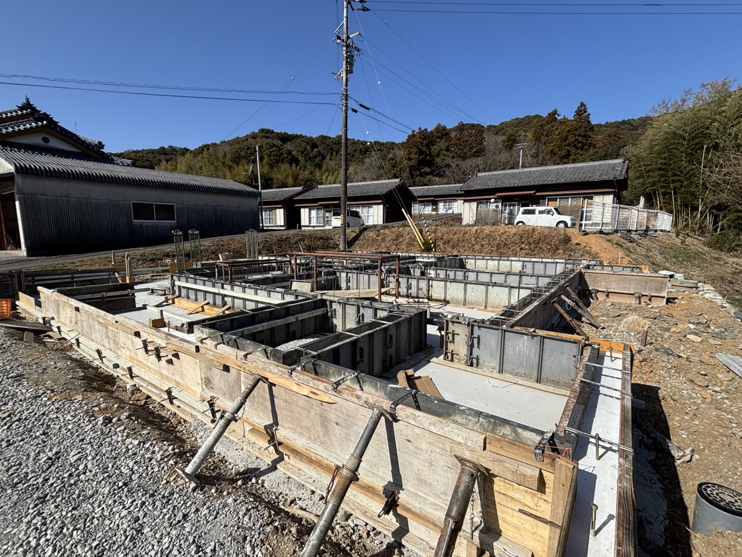 画像：基礎工事順調です♪by竹田（1/26）