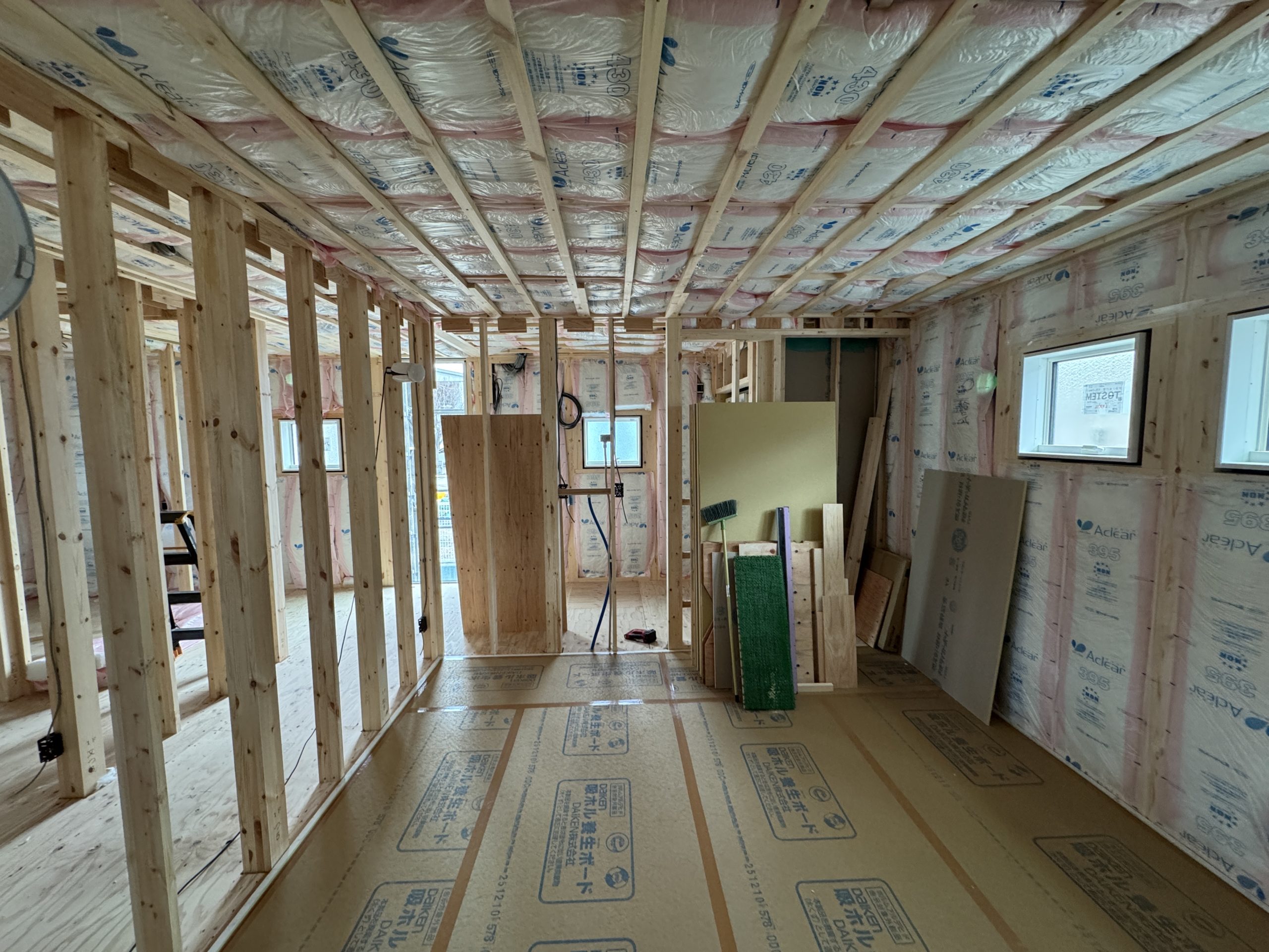 画像：大工工事も順調です！by.中村【3月8日】