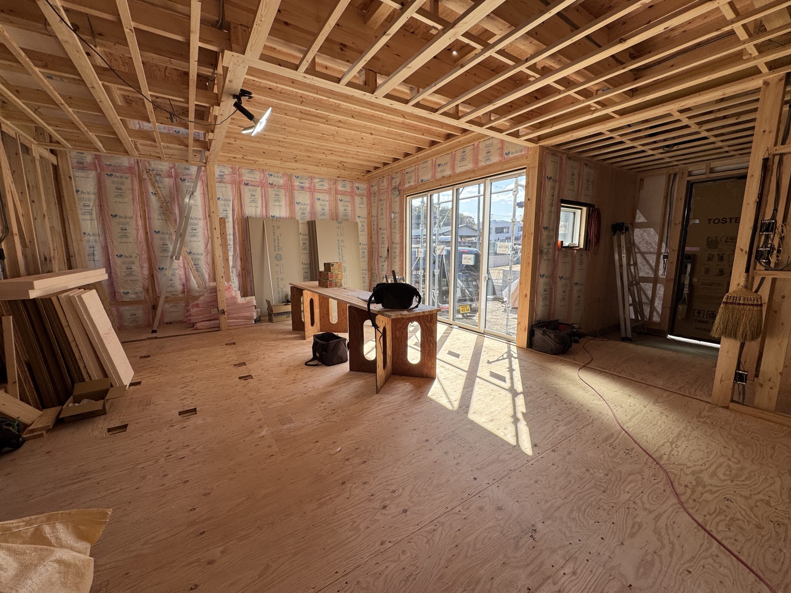 画像：大工工事も順調です！by.中村【2月23日】