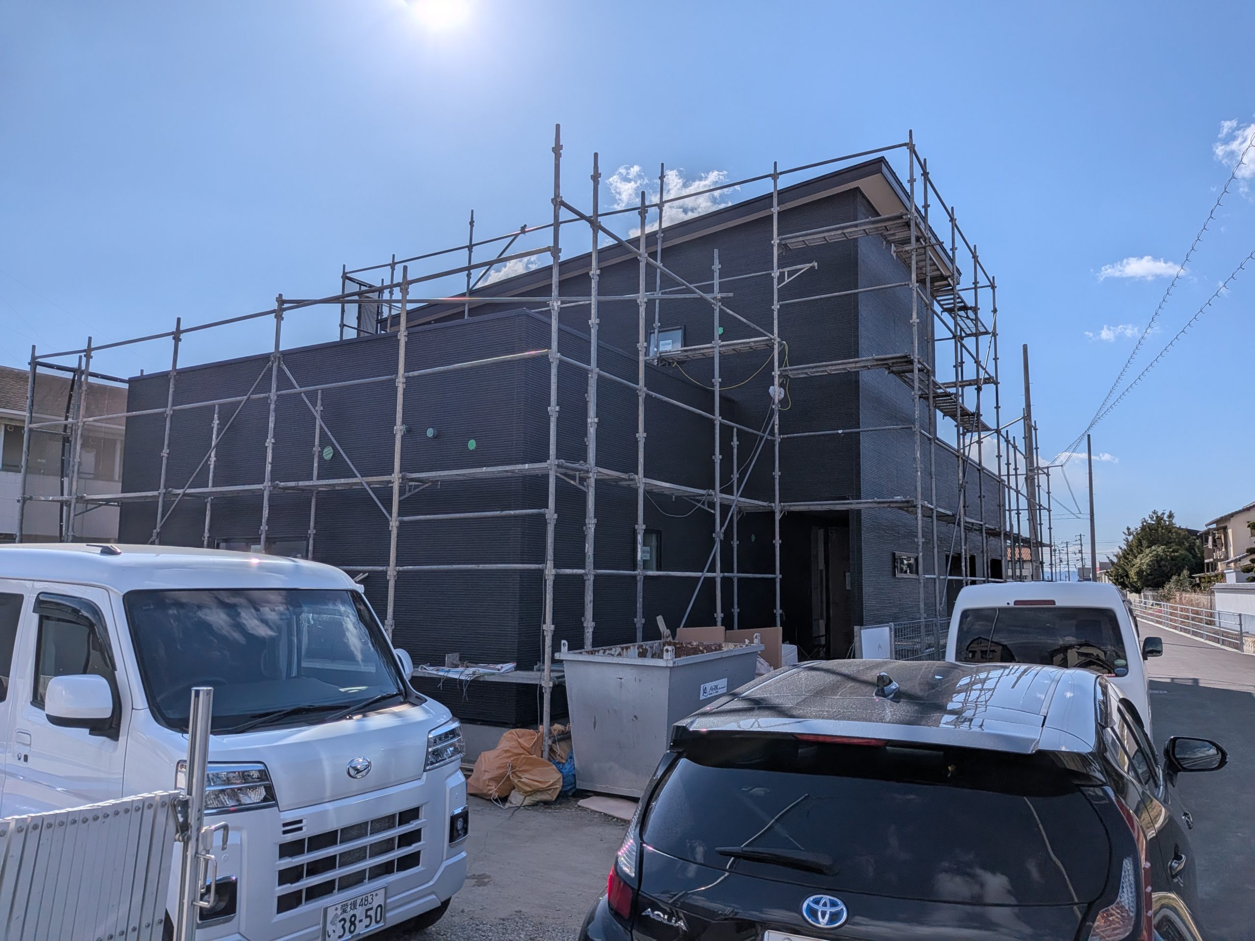 画像：外壁工事完了(;´∀｀)　by秋山（03.13）