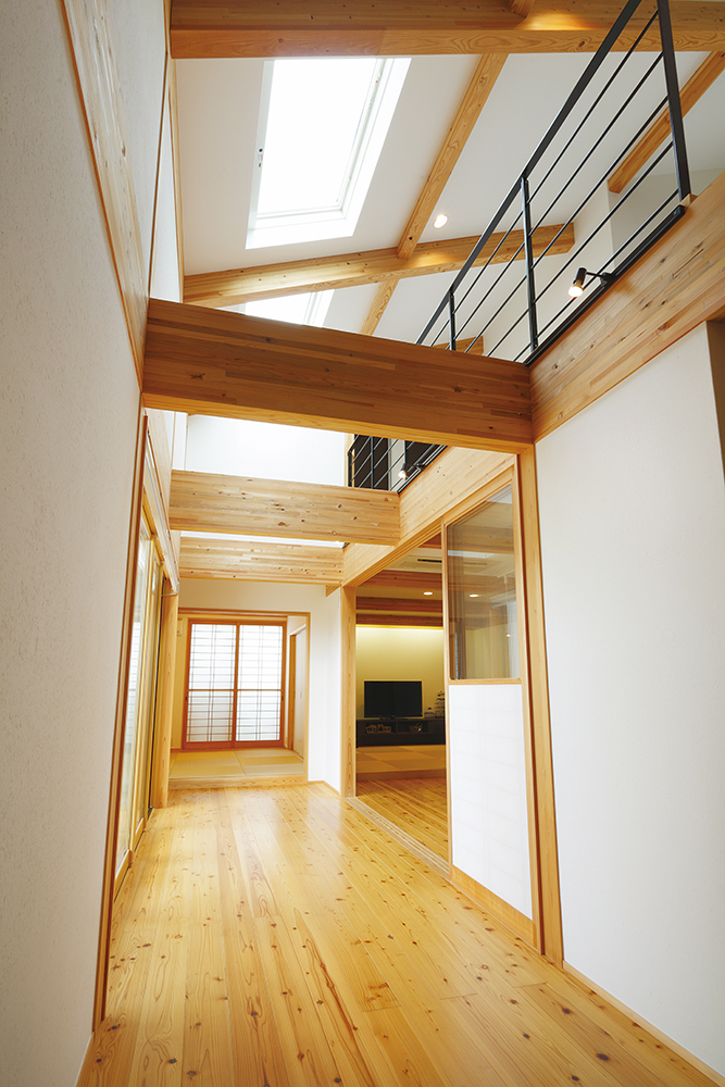 画像:中庭のある家