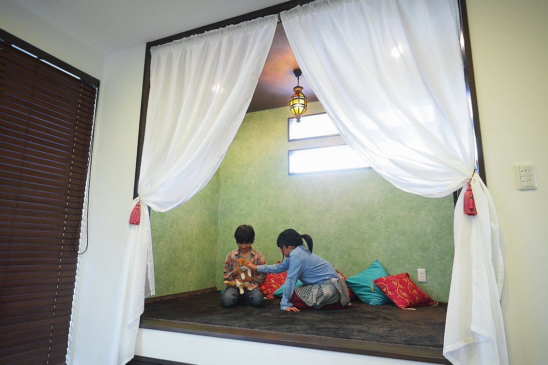 画像:NYのホテルを思わせる家