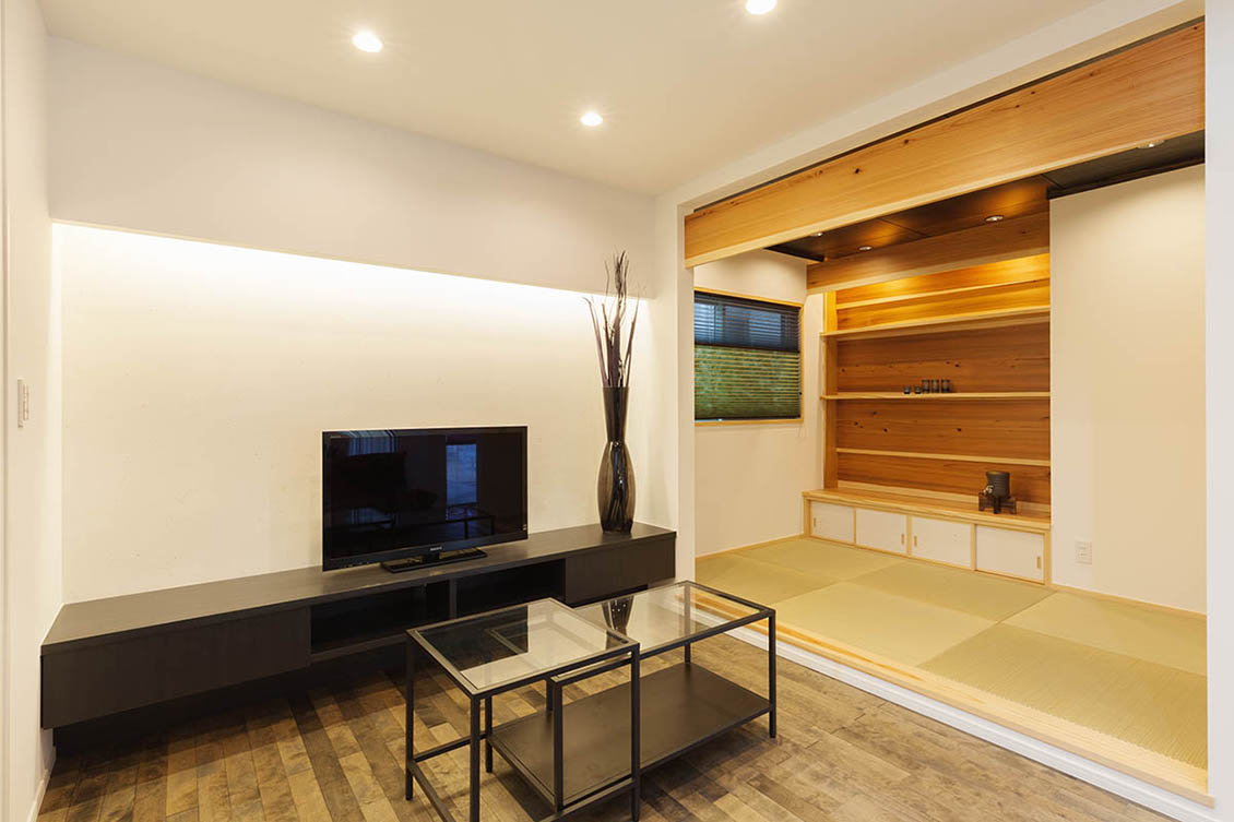 画像：家族の理想を詰め込んだシンプルモダンの家