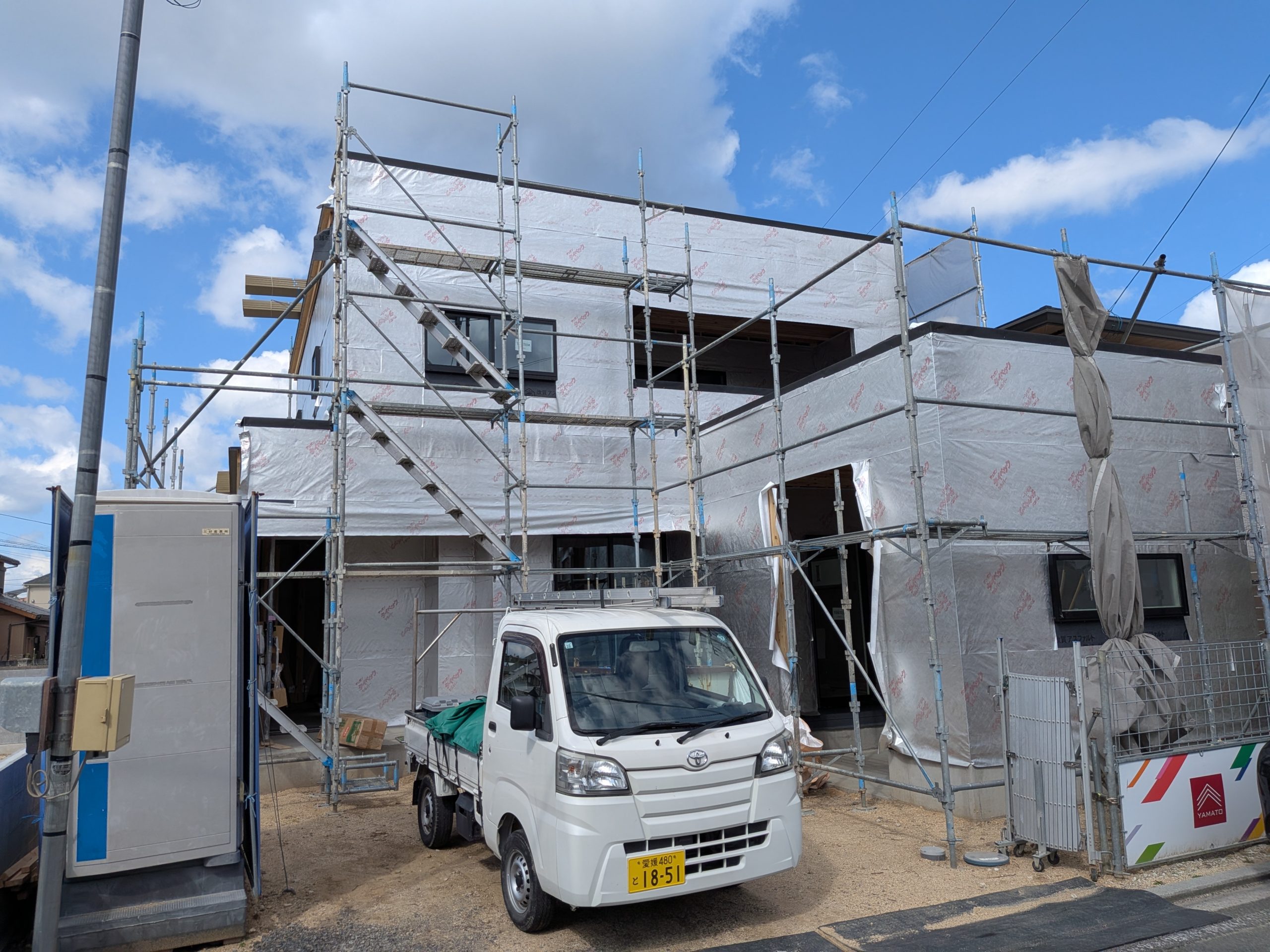 画像：ｼｰﾄ工事完了　♦♡☘♤　by谷本（03.13）